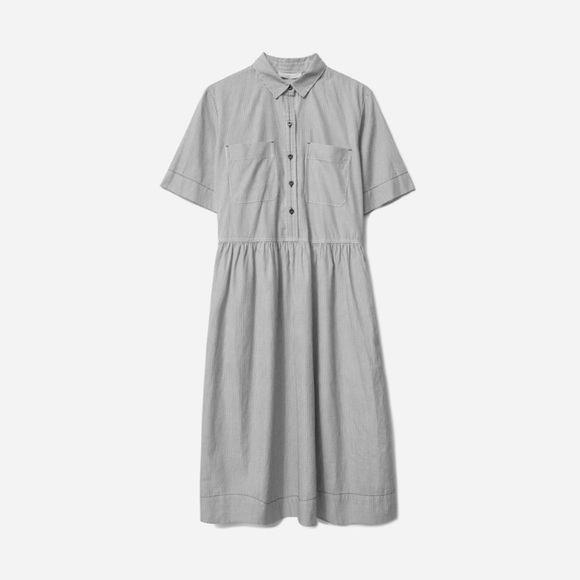 Everlane Gray Midi Dress - Picture 4 of 16